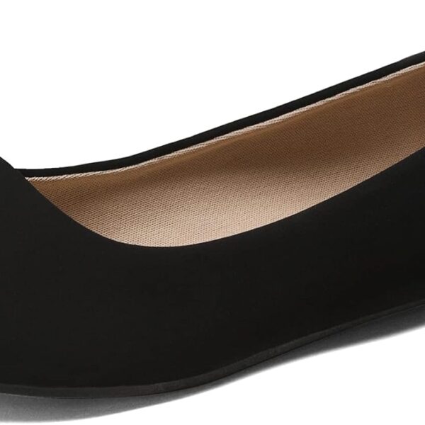 DREAM PAIRS Women's Sole-Simple Wide Width Flats, Ballerina Walking Flats, Comfortable Slip on Shoes