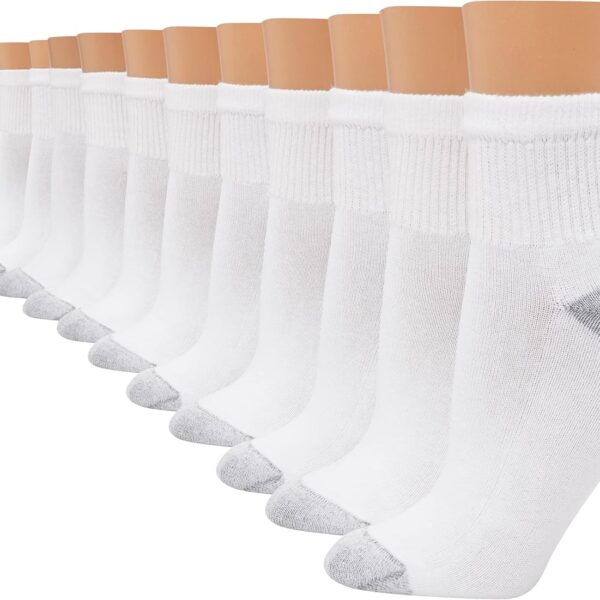 Hanes Women's Cushioned Athletic Ankle Socks (14-Pack)