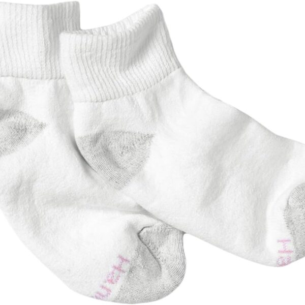 Hanes Women's Moisture-Wicking Athletic Ankle Socks (10-Pack)