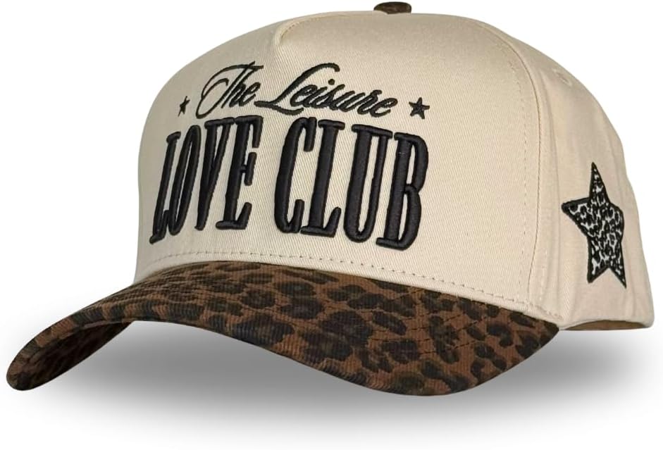 Vintage Fashion Trucker Hat | Men & Women | Trendy Cute Retro Red Caps for Country & Western | Camo Fur Cotton | Snapback - Image 1
