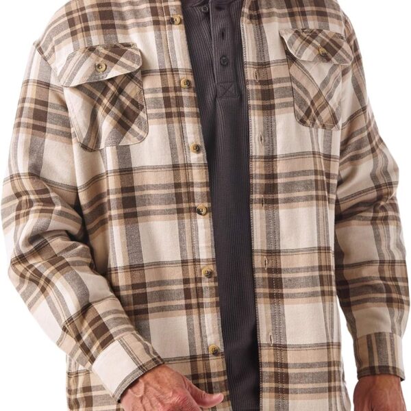Wrangler Authentics Mens Long Sleeve Sherpa Lined Shirt Jacket